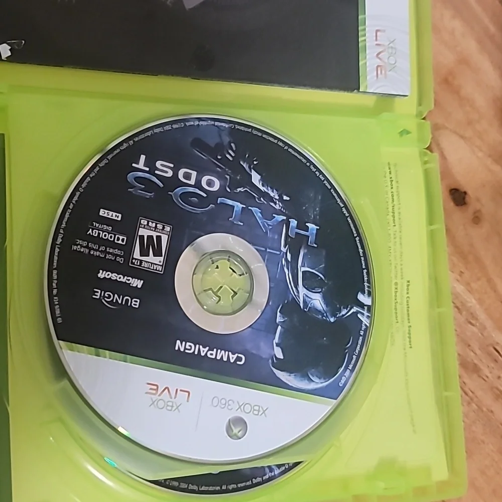 HALO 3 ODST video game for Xbox 360